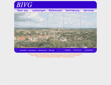 Tablet Screenshot of bivg.com